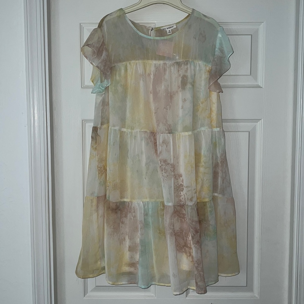 Blu Pepper Pastel Babydoll Dress
